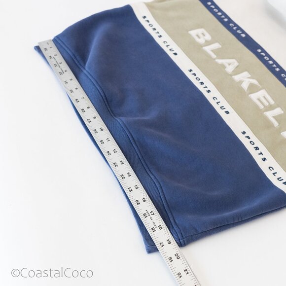 Blakely Alpine Oversized Hoodie M Relaxed Embroidered Cozy Chunky Athleisure - Picture 9 of 11